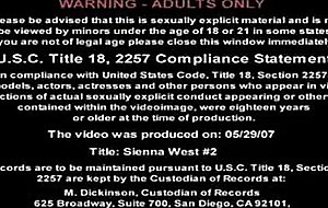 Sienna West gets fucked doggiestyle by a big cock