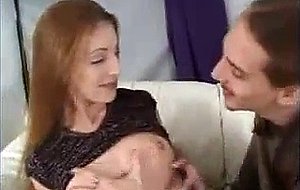 Blonde sucks cock and gets screwed til she squirts