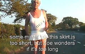 Naughty zoe outdoors