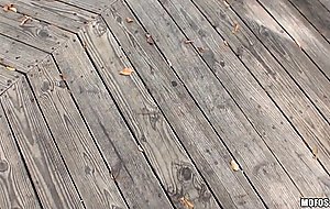 Cute amateur latina sucking it outdoors