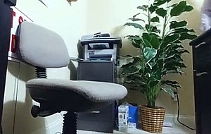 Giving my boss a bj
