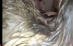 White teen lez loves the taste of black pussy