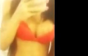 Selfie video and cumming