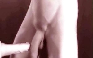 My tight ass, my toy & my cock