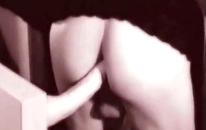 My tight ass, my toy & my cock