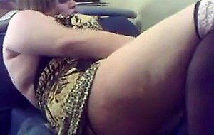 Plump sissy masturbation