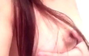 Sexy asian teen with a lovely body nude in bath