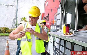 Bridgette b serves a pair of huge tits p6 