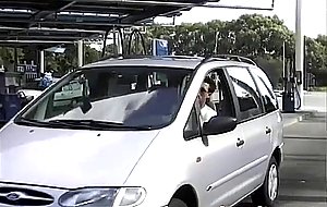 busty Milf picked up for backseat anal