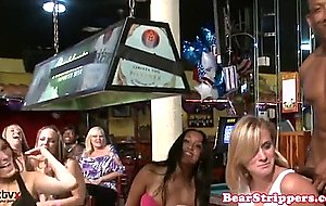 Party amateur tastes strippers warm cum