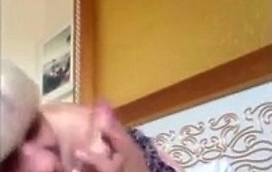 Skilled blonde milf cocksucker on duty