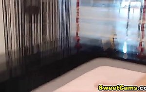 Brunette Babe Suck, Fuck And Eats Cum