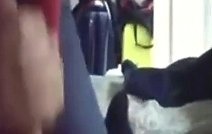 Girl needs 2 hands for this beast of cock