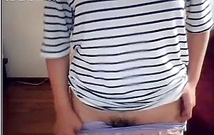 Perfect amateur young teen korean hairy hottie