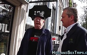 Cock tugging dutch hooker