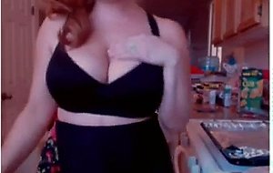 Redhead striptease- watch part2 at wildfuckcam