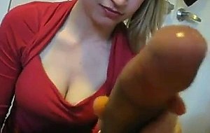 Slaved slut blow and swallow