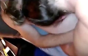 Busty wife having a threesome