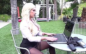 Thick blonde Cheating Housewife