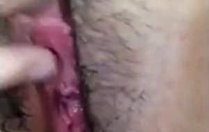 Amateur couple closeup pussy fucking