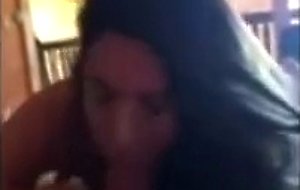 Wife's bj ends with a creampie