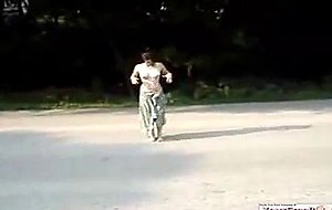 Teen Gets Dared To Flash Her Tits On Street