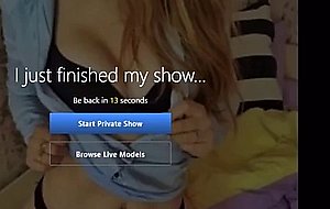Horny webcam babe solo pussy masturbation