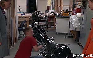 Skinny German Teen shares Father and Son