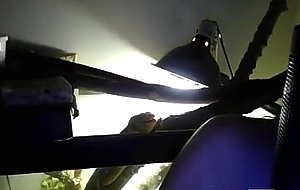 Pretty slim girl blows and fucks huge stick on liv
