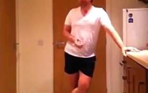 British guy camp sneezing in sissy sandals sub