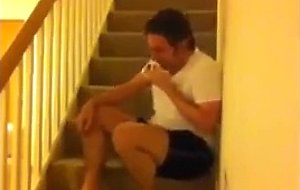 British guy camp sneezing in sissy sandals sub