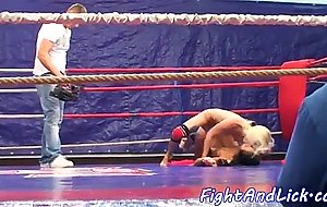 Pussylicking euro dykes wrestle on the floor
