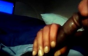 Sucking his cock before the parade