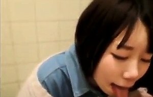 Jap teen fingered and cum swallow