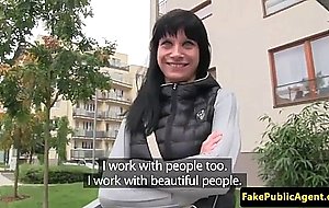 Pulled babe riding strangers cock pov style