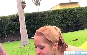 Little blonde goldie ortiz gets fucked