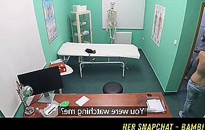 Doctors Dick Stretches Out Tight Pussy HER SNAPCHAT BAMBI18XX