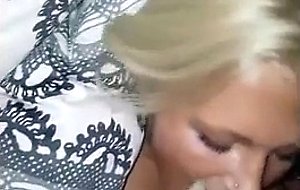 Hot amateur blonde sucks and fucks like a pornstar
