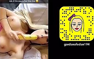 Making myself cum on snapchat