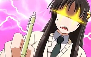 Busty hentai cutie teasing big dong