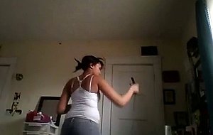 Young black girl hacked webcam