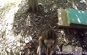 Teen swallow cum for cash