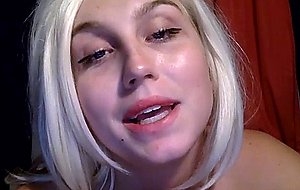 Blonde webcam #