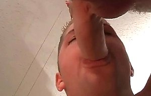 A young man masterbates for the doctor