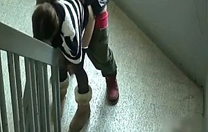 Chinese girl fucked in stairs