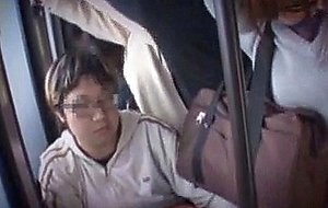 Two shy teen sisters molested in a train