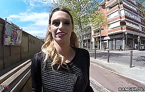 Erica fontes shows us her big tits and round ass all around town
