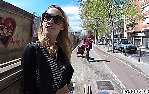 Erica fontes shows us her big tits and round ass all around town