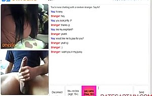 Masturbating for sweet curvey girl on omegle