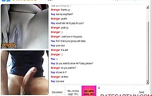 Masturbating for sweet curvey girl on omegle